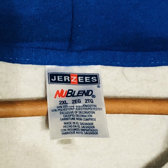 Vintage Space Jam Hoodie Sweatshirt Adult Size XXL Full Zip 2XL Fast Shipping - Picture 3 of 4